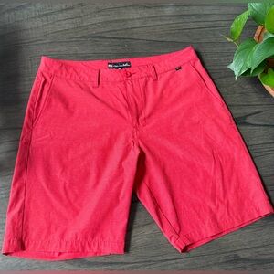 Travis Matthew Shorts - Size 36 - Red